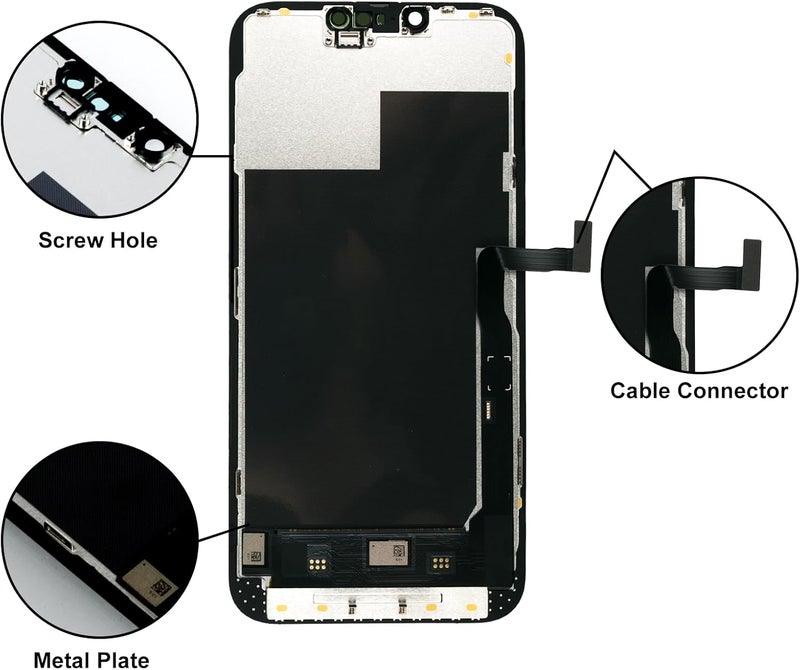 LL TRADER Screen Replacement for iPhone 13 Pro Max 6.7" LCD Retina FHD Display COF Touch Screen Digitizer with Repair Tool Kits, Waterproof Tape, Screen Protector (Truetone programable) New for USA - Image 3